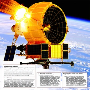 A Space Shuttle With A Large Dome On Top, Flying Through The Sky