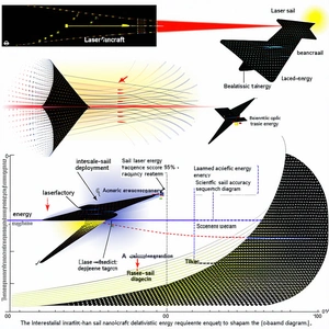 The Image Is A Diagram That Shows The Energy Flow In A Laser Sailboat