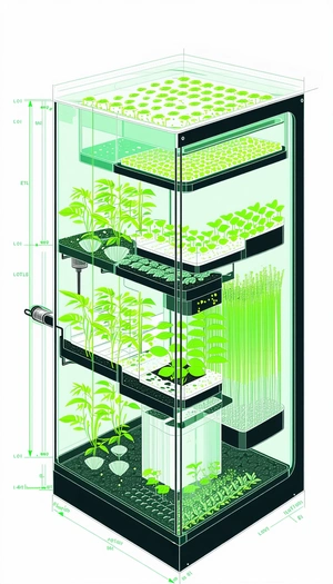 drawing multi-layered plant holder