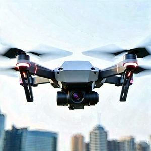 Drone With User Interface With Drone Flying