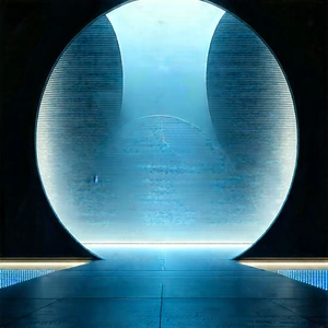 Futuristic Innovation Hub With Large, Open