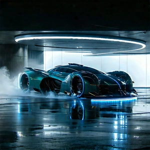 Automotive Technology In Research Center With Image, There