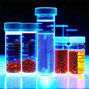 Healthcare Technology In (modern:1.32) Laboratory With Collection Vials