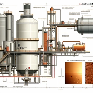 A Large Industrial Plant Is Shown In A Detailed Drawing
