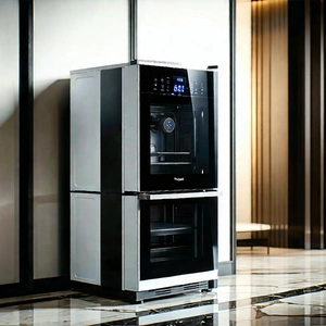 Tech Matte Painting: Innovative Smart Appliance Design With Large, Modern-looking