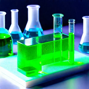 Educational Technology In Modern Laboratory With Table Variety