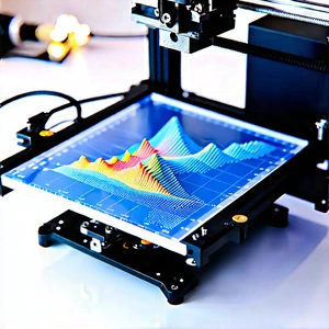3d printer with data streams