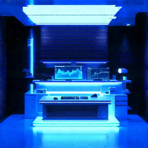 Futuristic Tech Startup Office With Image, There