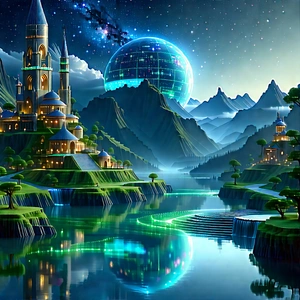 Artificial Intelligence Visualization With Image, There