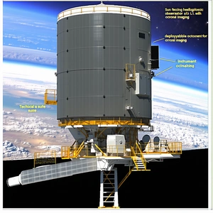 A Large Space Station Is Shown In A Picture