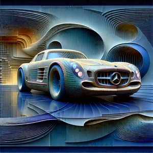 Automotive Technology In Manufacturing Facility With Mercedes Benz