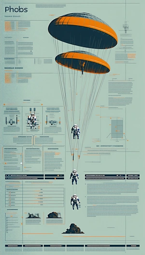 A Large Poster Is Displayed, Featuring A Diagram Of A Space Station