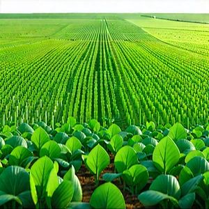 Agricultural Technology In Design Studio With Large, Lush