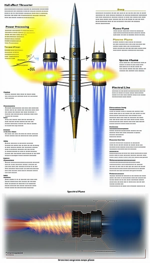 A Diagram Is Displayed On A Page, Showing A Spacecraft With A Long Tube-like Structure