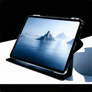 Tablet With Streaming Content With Large, Flat