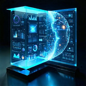 Big Data Visualization With Large Blue
