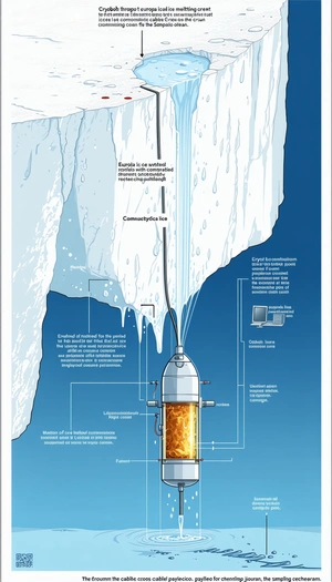 The Image Is A Diagram Of A Device That Is Connected To A Large Iceberg