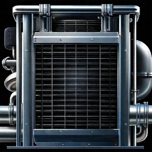 Close-up of cooling system