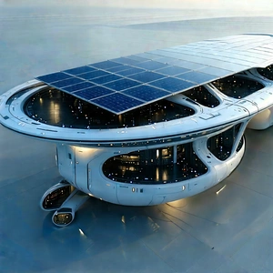 Innovative Renewable Energy (design:1.41) With Large, Futuristic-looking