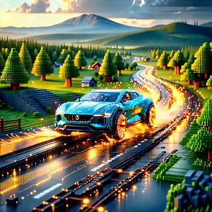 Automotive Technology In Field Deployment With Image, Blue