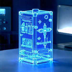 Innovative Medical Technology Design With Blue Blue