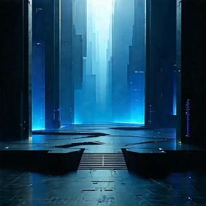 Futuristic Innovation Hub With Futuristic Scene,
