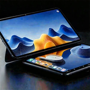 Tablet With User Interface With Black Cell