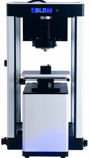 A Microscope Is Sitting On A White Table