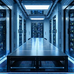 (futuristic:1.12) server room