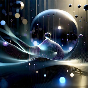 Quantum computer with (digital:1.18) particles