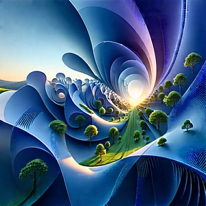 Innovative Renewable Energy Design With Artistic Painting,