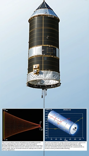 A Large Satellite Dish Mounted On A Tower