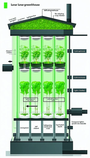 A Large Greenhouse Is Filled With Many Plants, Including Leafy Greens And Other Vegetables