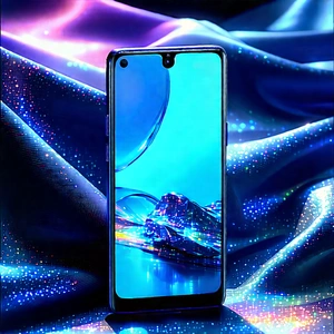 Smartphone With Digital Artwork With Cell Phone