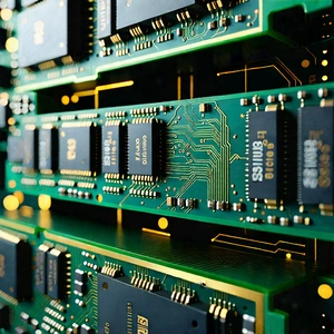 Close-up of memory module