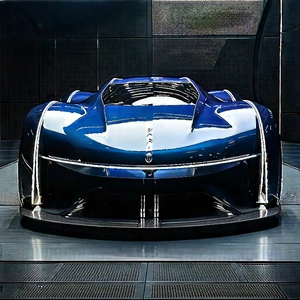 Automotive Technology In Design Studio With Sleek Blue