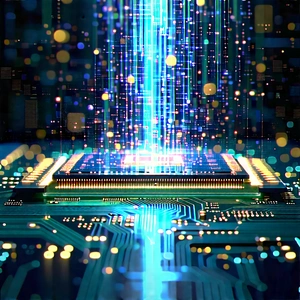 Circuit board with data streams
