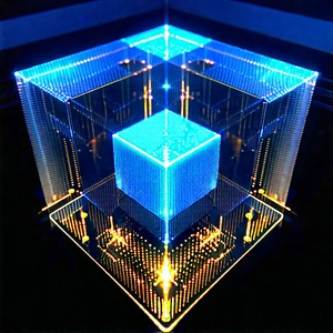 Quantum computer with holographic projection