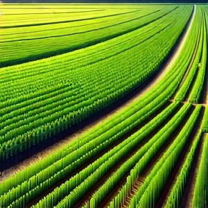Agricultural Technology In Design Studio With Large, Lush