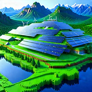 Innovative Renewable Energy Design With Computer-generated, Model