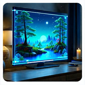 Smart Home Device With Streaming Content With Large Flat