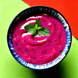 Lifestyle Macro Photography: Smoothie Bowl Prepared With Vibrant Colors With Bowl Filled