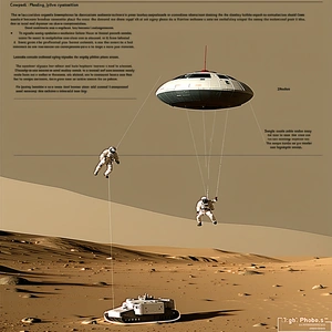 In The Image, There Are Two Astronauts In Space Suits, One On The Left And The Other On The Right