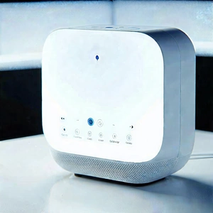 Tech Blender Artwork: Smart Home (device:1.24) With User Interface With White Speaker