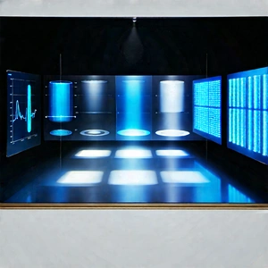 Healthcare Technology In (design:1.39) Studio With Black White