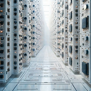 Close-up Of Sensor Array With Long