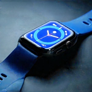 Smart Watch With User Interface With Blue Watch