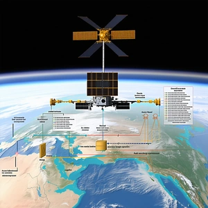 A Large Satellite Dish, Which Is Part Of A Space Station, Located On The Earth's Surface