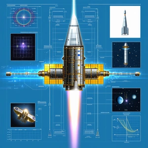 blue white diagram space shuttle