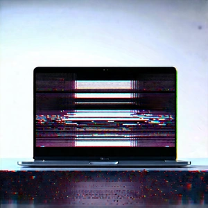 Laptop With Streaming Content With Laptop Computer
